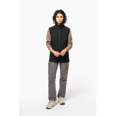 Unisex eco-friendly 2-layer softshell bodywarmer